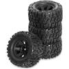 Generic Compatibile con E-REVO per Summit per HPI per Redcat 1/12 1/14 1/16 RC Ricambi Auto Accessori Monster Truck Pneumatici per Ruote Fuoristrada Rc Car Pneumatici