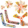 deAO Set da 3 Boomerang per Bambini Ideale per Principianti | Bumerang Weich und leicht zu fangen 360°-Drehflug Glatte Kanten Stoßfest Ideale per Giovani Lanciatori