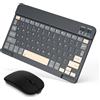 SOPPY Tastiera e mouse Bluetooth portatile, ricaricabile, layout inglese
