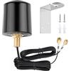 CISSIYOG Antenna 5G LTE per esterni, 5 dBi, 600-6000 MHz, MIMO SMA maschio | antenna esterna omnidirezionale, con connettore Dual SMA da 5 m, cavo coassiale BMR100 a bassa perdita per router WiFi