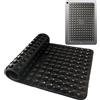 Vilbocr Supporto per tablet in silicone con (178 ventose), per doccia, cucina e fitness, impugnatura riutilizzabile per iPad Air/Mini/Pro (5,4 -8,3), ideale per video TikTok (nero)