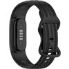 GIOPUEY Cinturini Compatibile con Google Fitbit Air, Morbido Silicone Cinturino [Resistente all'Usura] [Traspirante] - Black