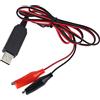 Oxxggkao Cavo di alimentazione USB da 2 m 5 V a 6 V 1 A, convertitore clip per orologio, termometro e altro dispositivo batteria da 6 V Aa Usb