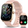 STECEi Smartwatch Uomo Donna, Schermo Curvo HD da 1,95'' Orologio Smartwatch con Effettua/Risposta Chiamate, 112 Sportive Smart Watch con Contapassi/Sonno/Cardiofrequenzimetro, Impermeabile IP68, Rosa