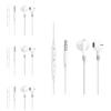 Maoggha 4 pezzi Auricolari Filati Intra Auricolari con Sonoro Stereo, Presa Jack Filato 3,5 mm, Controllo del Volume e Microfono Integrato, Compatibile per iPhone, iPod, iPad, MP3, Galaxy, Huawei