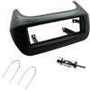 Sound Way Sound-way Kit Montaggio Autoradio, Mascherina 1 DIN, Adattatore Antenna, Chiavi per Smontaggio, compatibile con Citroen Nemo, Fiat Fiorino, Fiat Qubo, Peugeot Bipper