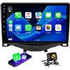 Generico Autoradio Android 15 da 9 pollici con touch screen 2 Din per Toyota Aygo/Peugeot 108/Citroen C1 2015-2020 con comandi al volante,Carplay,telecamera di retromarcia AHD,navigazione GPS (S3 2G+32G)