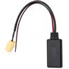 Fabater Cavo Adattatore Bluetooth AUX per Smart ForTwo 451 2007‑ Porta ISO 6PIN, Radio Stereo per Auto Wireless Bluetooth 5.0 AUX IN, Streaming Musicale a Mani Libere e Connessione Stabile, Presa