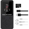 Synclum Lettore MP3 Bluetooth 5.3 32 GB con altoparlante HD, schermo 1,8