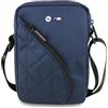 CG Mobile BMW - Borsa per tablet da 10, in pelle PU e carbonio M, con logo in metallo, ultra portatile, compatibile con Apple iPad Mini, Samsung, Google, HP, colore: Blu navy