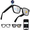 GenXenon Smart Glasses con Fotocamera, Occhiali con Fotocamera 8 MP 1200P, AI Glasses con Porta USB-C, Audio Aperto con Doppio Microfono, Supporto per Foto, Video, Audio e Riconoscimento Oggetti AI