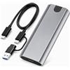 LIYUEGO Custodia SSD M.2 NVMe USB 3.1 Gen 2 Custodia SSD Disco Rigido Esterno M.2