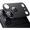 JETech Pellicola Protettiva Fotocamera per iPhone 18 Pro, 1 Pezzo, Nero | Copertura Totale 9H+ Vetro Temperato, Piastra in Metallo Opaco, Rivestimento AR, Resistente ai Graffi, Compatibile con Cover