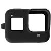 Generic Custodia protettiva in gomma siliconica con cordino compatibile con Hero 8 Action Camera Premium Soft Durable Comfortable Fit Lens Screen Charging Port Comodo trasporto