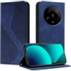 Mo-Somnus Cover per Xiaomi mi 14 Ultra, Custodia mi 14 Ultra Portafoglio, Cover Protettiva Libro Antiurto Case Flip Wallet Custodia Pelle PU con [3 Slot per Schede] [Magnetica] (Blu)