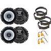 SoundPLUS Kit 4 Casse Alpine SXE-1725S coassiali per Alfa 147/159 da 165mm con 2 Supporti Anteriori, 2 Posteriori e 4 Connettori