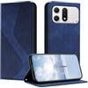 Mo-Somnus Cover per Honor win Turbo, Custodia Honor win Turbo Portafoglio, Cover Protettiva Libro Antiurto Case Flip Wallet Custodia Pelle PU con [3 Slot per Schede] [Magnetica] (Blu)