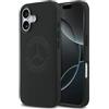 CG MOBILE Mercedes Pelle Vintage Logo Compatibile con MagSafe Custodia per iPhone 17 (Nero)