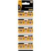 Lodoot Confezione da 10 batterie alcaline a bottone da 1,55 V, per telecomandi, piccole elettroniche, LR59/LR41/LR66, pile a bottone alcaline