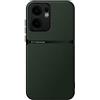 Kepuch Cover per Oppo Reno 13 F 5G Intl - Custodia Case Piastra Metallica Incorporata Litchi Grano - Verde