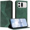 Mo-Somnus Cover per Honor win Turbo, Custodia Honor win Turbo Portafoglio, Cover Protettiva Libro Antiurto Case Flip Wallet Custodia Pelle PU con [3 Slot per Schede] [Magnetica] (Verde)