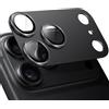 JETech Pellicola Protettiva Fotocamera per iPhone 18 Pro Max, Nero | Copertura Totale 9H+ Vetro Temperato, Piastra in Metallo Opaco, Rivestimento AR, Resistente ai Graffi, Compatibile con Cover