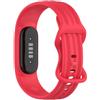 GIOPUEY Cinturini Compatibile con Google Fitbit Air, Morbido Silicone Cinturino [Resistente all'Usura] [Traspirante] - Red