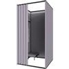 QJSZMEI Camerino Spogliatoio, Spogliatoio Portatile (grigio, 85X85X200)
