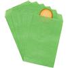 Quotidian Sacchetti carta antiunto 7,6x12,7 cm, 100 pezzi | Carta antiunto per alimenti verde menta per panetteria, snack, confetteria (formato A7 · 3x5 pollici)