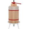 Lechnical Torchio per Frutta e Vino con Sacco Facile da Utilizzare Non Richiede Manutenzione Antiruggine Robusto Torchietto in Tessuto Legno di Rovere