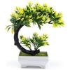 DEANKEJI Pianta Finta da Interno, Elegante Bonsai Finto, Decorativo Piante Artificiali, Albero Artificiale in Miniatura, per Soggiorno, Ufficio, Camera da Letto e Balcone
