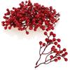 com-four® 25x rami decorativi, rametti decorativi con bacche