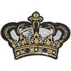 GIVBRO Toppa a forma di corona termoadesiva con paillettes ricamate da cucire sulle toppe per abbigliamento, magliette, giacche, borse, jeans