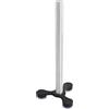 COM-FOUR® Portarotolo da cucina con ventosa, portarotolo per cucina | portarotolo in acciaio inossidabile - portarotolo da cucina da appoggiare 31cm
