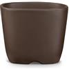 CERTRE Certrè - Vaso Bonsai Alto in Gres, Modello Genova, Made in Italy, Colore Marrone (Gres)| Misure esterne 15x15x13 cm