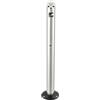 WFIETN Posacenere cilindrico a colonna | Posacenere a colonna in acciaio inox, resistente alle intemperie, con inserto da 2 l, per esterni/interni, 17 x 92 cm
