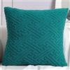 ZZDZW Federe Cuscini Divano Elasticizzato in Velluto Copri Federa Cuscino per Divano Copricuscini da Esterno Cuscini Decorativi Divano Soggiorno da Letto Copricuscino(Dark Green,60x70 cm)