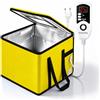 Cloud Fire Camera di lievitazione con controllo della temperatura Giallo | Potenza di 100 W Struttura pieghevole Per pane e pasta madre Per yogurt Per natto