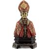 Holyart Statue in resina e PVC: San Gennaro decori oro busto resina 20x10,5 cm