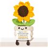 Giftasy Regalo Donna, Regalo Amica Compleanno - Idee Girasole All'Uncinetto | Regalo Donna Compleanno, Idee Regalo Donna, Girasole Stabilizzato, Regali per Amica, Fidanzata, Sorella, Mamma, Collega