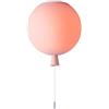 LONGDU Lampada a sospensione design a palloncino, plafoniera for cameretta dei bambini, lampadario creativo con interruttore a tirante, lampade da soffitto con paralume in acrilico colorato for camera