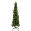 GIODICART Peak Tree Albero di Natale Slim Realistico, Artificiale in PVC, Base in Metallo, Apertura ad Ombrello (Altezza 180 cm, 392 rami, diametro max 50 cm)