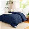 WAVVE Piumino Relleno Nórdico 180x200 cm per Letto 150, Piumino in Fibra 300gr/m², Leggero, Morbido, Traspirante per Autunno e Inverno (180x200 cm, Blu)