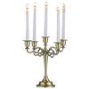 Nuptio Portacandele per Candele 5-candelabro Candela Bastoni Sta Bronzo 27cm Alto per Candela Conica per Matrimonio Festa di Compleanno Tavolo da Pranzo Decorazioni Natalizie