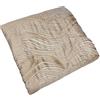 Vionara Home Trapuntino Matrimoniale in tessuto Raso Jacquard, 260x270 cm, Imbottitura 100gr/mq, Copriletto Trapuntato Mezzo Tempo con Cuscino Coordinato, Made in Italy (Luna - Tortora)