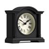 Jones Clocks® Kensington orologio da camino | Piccolo orologio ad arco | Nero | Design classico | Elegante & contemporaneo | Ideale per scrivania, mensola del camino, libreria o comodino