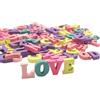Whakano 100 lettere colorate in legno, lettere maiuscole, lettere in legno piccole, 15 mm, lettere in legno per casa, parete, feste, decorazioni, progetti fai da te, per compleanno, matrimonio,