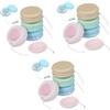 DOITOOL Macaron - 12 detergenti per schermo per telefono, silicone e polipropilene | Cuscinetto per rimuovere l'olio, fibbia e cordino inclusi, portachiavi attaccabile, regalo per obiettivi di fotocamera e