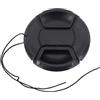 NbgrvB Copriobiettivo centrale da 58 mm per fotocamere DSLR Mirrorless (82 mm) | Design a pizzico centrale, attacco rapido per rimuovere, adatto a filettature da 58 mm, compatibile con DSLR mirrorless