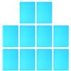 VOSAREA 10 Pezzi Filtro Gel Correzione Luce Blu in Pvc per Foto e LED